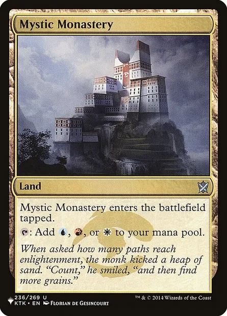 Mystic Monastery, Magic card PLST KTK-236 — The List set