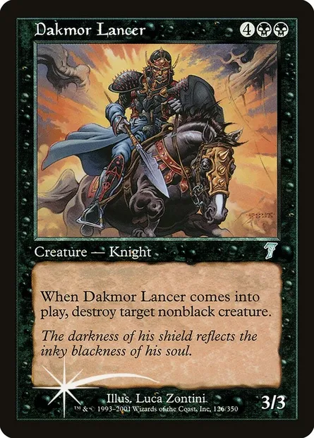 Dakmor Lancer, Magic card 7ED 126★ — Seventh Edition set