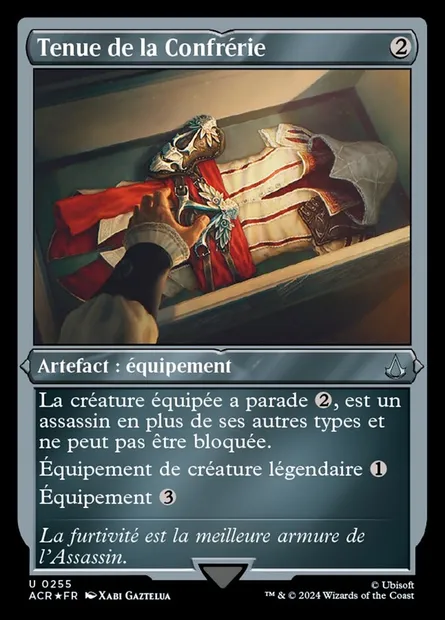 Tenue de la Confrérie, carte Magic ACR 255 — extension Assassin's Creed
