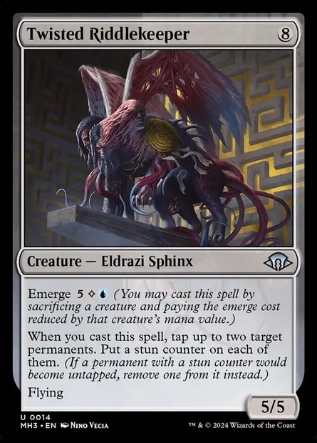 Twisted Riddlekeeper, Magic card MH3 14 — Modern Horizons 3 set