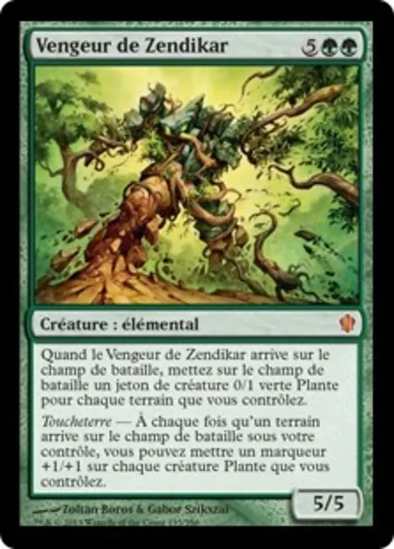Vengeur de Zendikar, carte Magic C13 135 — extension Commander 2013