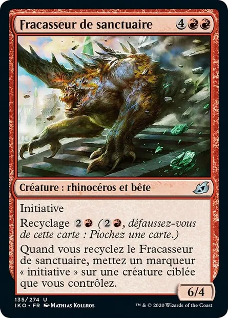 Fracasseur de sanctuaire, carte Magic IKO 135 — extension Ikoria: Lair of Behemoths