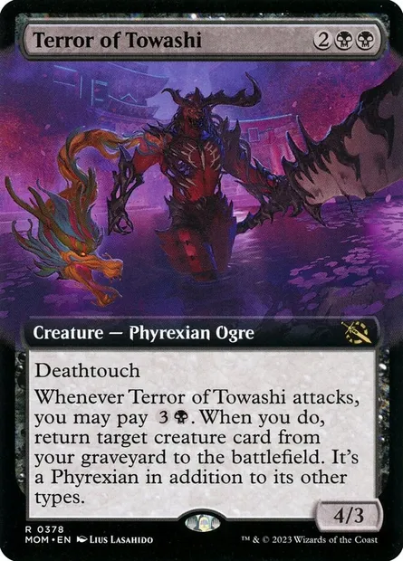 Terror of Towashi, Magic card MOM 378 — March of the Machine set