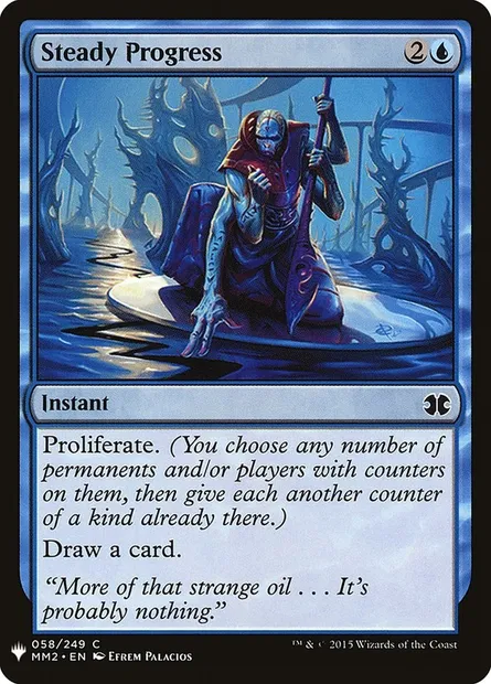 Progression régulière, carte Magic PLST MM2-58 — extension The List