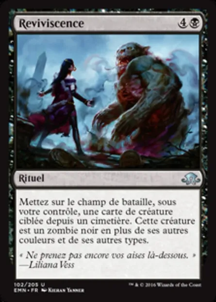 Reviviscence, carte Magic EMN 102 — extension La lune hermétique