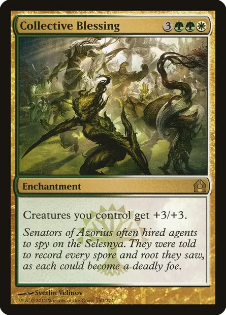 Collective Blessing, Magic card RTR 150 — Return to Ravnica set