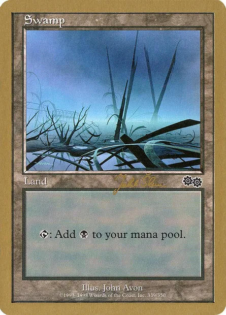 Swamp, Magic card WC99 js339 — World Championship Decks 1999 set