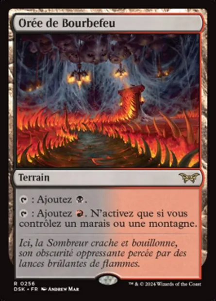 Orée de Bourbefeu, carte Magic DSK 256 — extension Duskmourn: House of Horror
