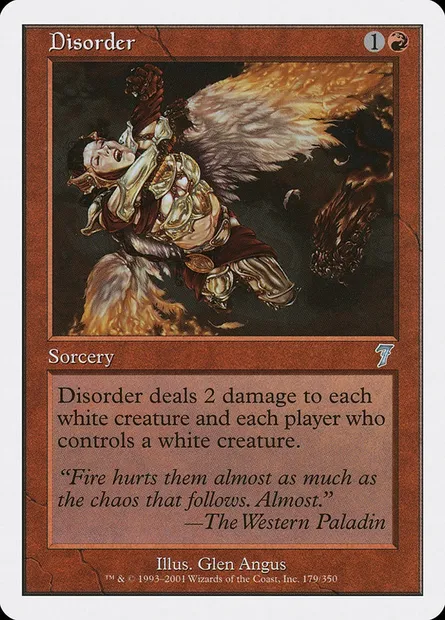 Disorder, Magic card 7ED 179 — Seventh Edition set