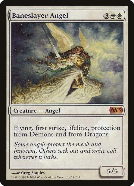 Baneslayer Angel, Magic card M10 4 — Magic 2010 set