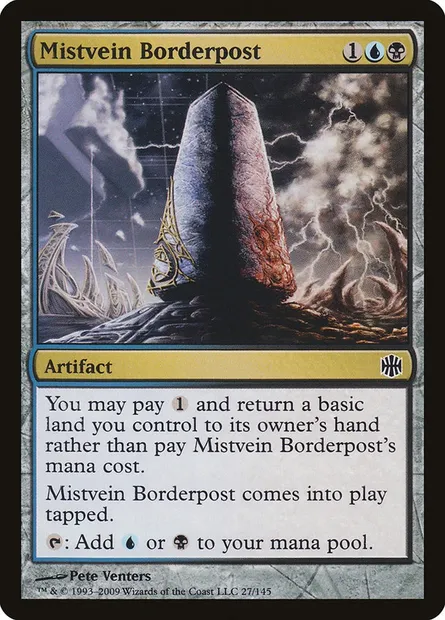 Mistvein Borderpost, Magic card ARB 27 — Alara Reborn set