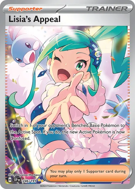 Lisia's Appeal, Pokémon card SSP 246 — Surging Sparks set