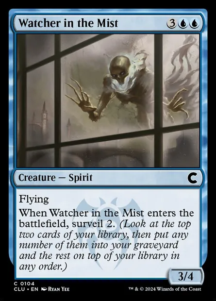 Watcher in the Mist, Magic card CLU 104 — Ravnica: Clue Edition set