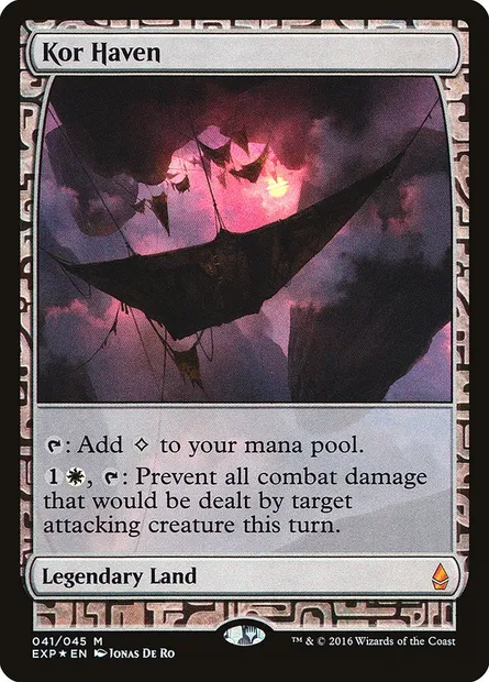 Kor Haven, Magic card EXP 41 — Zendikar Expeditions set