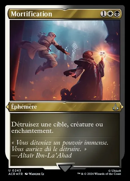 Mortification, carte Magic ACR 243 — extension Assassin's Creed