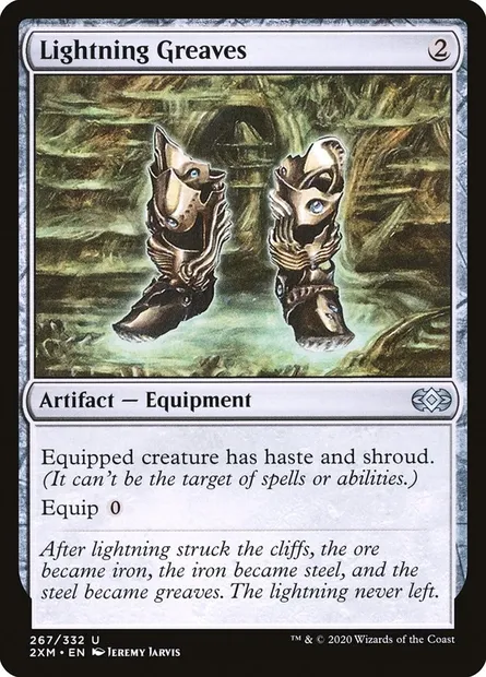 Lightning Greaves, Magic card 2XM 267 — Double Masters set