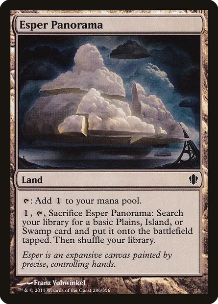 Esper Panorama, Magic card C13 286 — Commander 2013 set