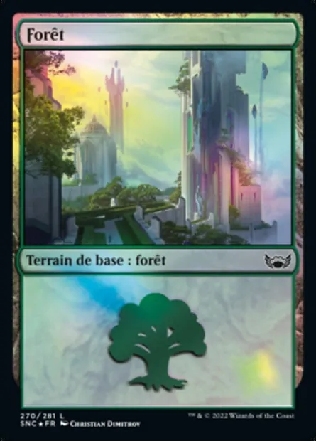 Forêt, carte Magic SNC 270 — extension Les rues de la Nouvelle-Capenna