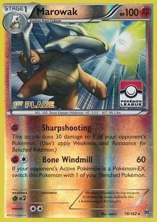 Ossatueur, carte Pokémon LGP 078 — extension League Promos