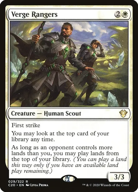 Verge Rangers, Magic card C20 29 — Commander 2020 set