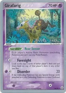 Girafarig, carte Pokémon WCD06 016-2 — extension World Championship Decks 2006