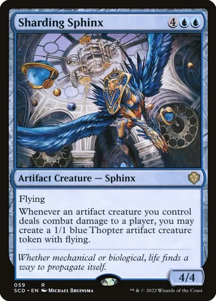Sharding Sphinx, Magic card SCD 59 — Starter Commander Decks set