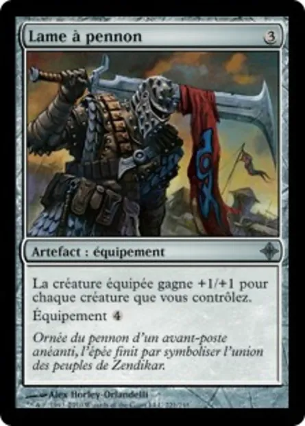 Lame à pennon, carte Magic ROE 221 — extension L'ascension des Eldrazi