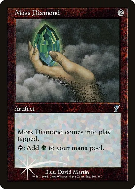 Moss Diamond, Magic card 7ED 309★ — Seventh Edition set