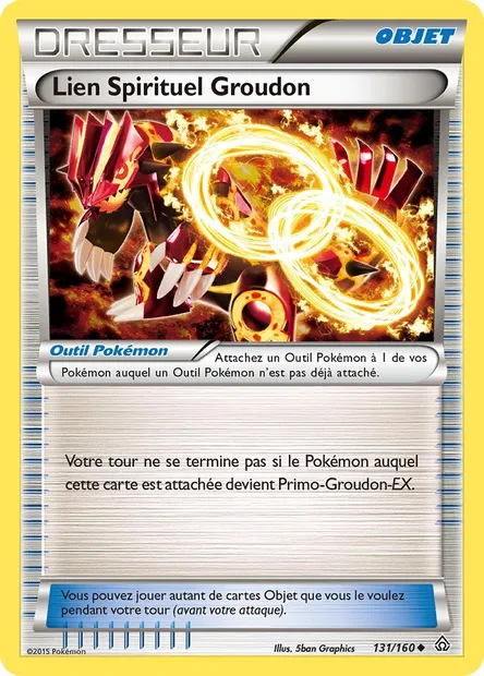 Lien Spirituel Groudon, carte Pokémon PRC 131 — extension Primo-Choc