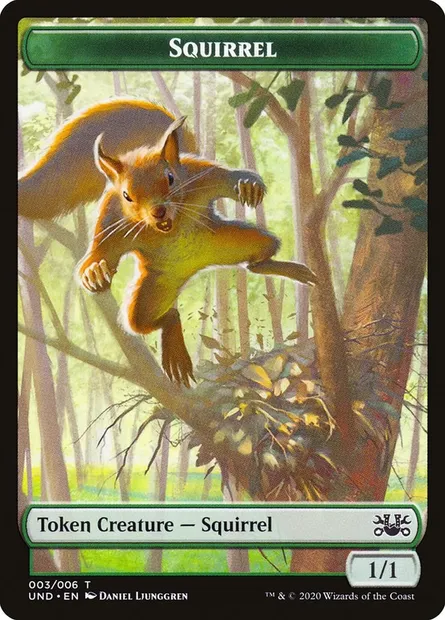 Squirrel, carte Magic TUND 3 — extension Unsanctioned Tokens
