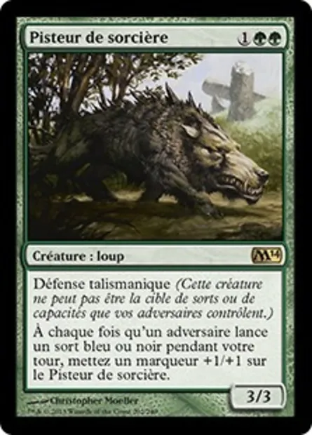 Pisteur de sorcière, carte Magic M14 202 — extension Magic 2014