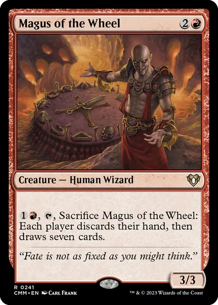Magus of the Wheel, Magic card CMM 241 — Commander Masters set