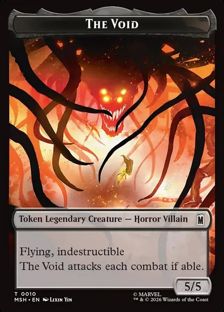 The Void, Magic card TMSH 10 — Marvel Super Heroes Tokens set