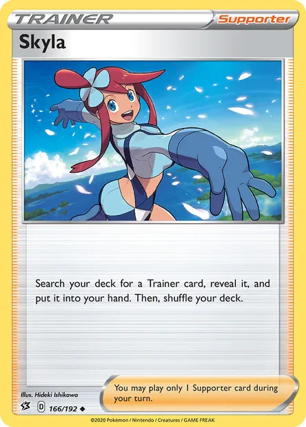 Skyla, Pokémon card RCL 166 — Rebel Clash set