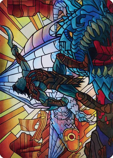 Astor, Bearer of Blades // Astor, Bearer of Blades, Magic card ADMU 68 — Dominaria United Art Series set