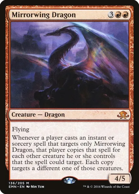 Mirrorwing Dragon, Magic card EMN 136 — Eldritch Moon set