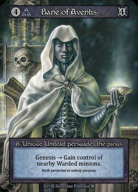 Bane of Aventis, carte Sorcery GOT 031 — extension Gothic