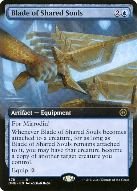 Blade of Shared Souls, Magic card ONE 378 — Phyrexia: All Will Be One set