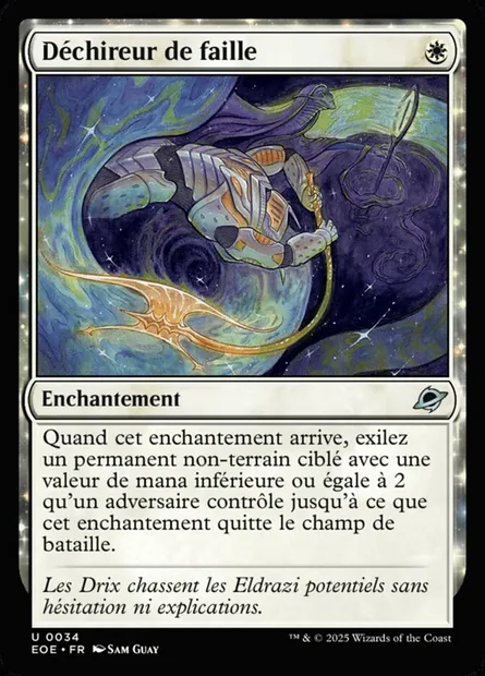 Déchireur de faille, carte Magic EOE 34 — extension Edge of Eternities