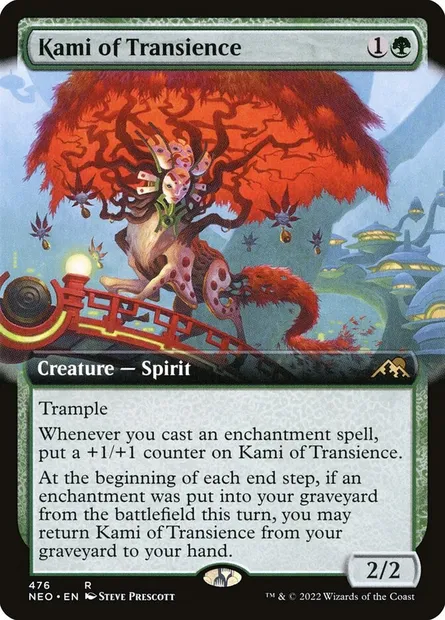 Kami of Transience, Magic card NEO 476 — Kamigawa: Neon Dynasty set