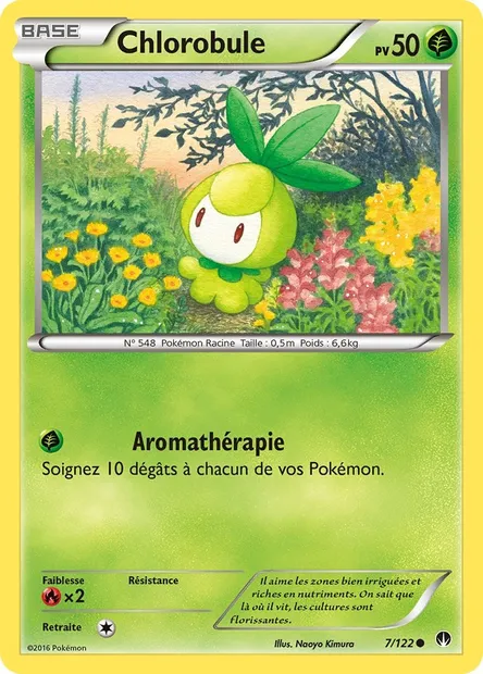 Chlorobule, carte Pokémon BKP 7 — extension Rupture Turbo
