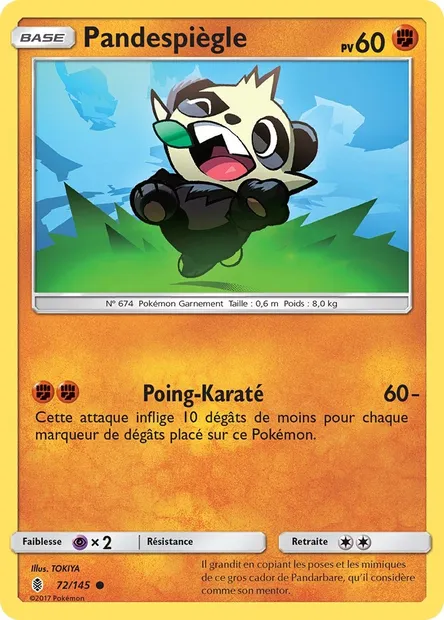 Pandespiègle, carte Pokémon GRI 72 — extension Gardiens Ascendants