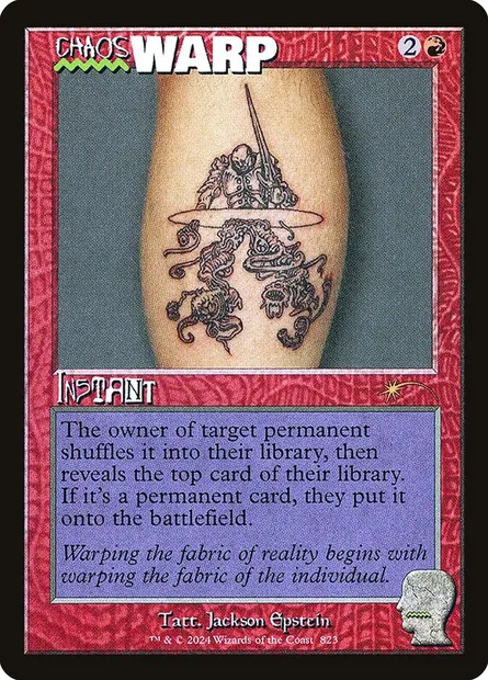 Chaos Warp, Magic card SLD 823 — Secret Lair Drop set
