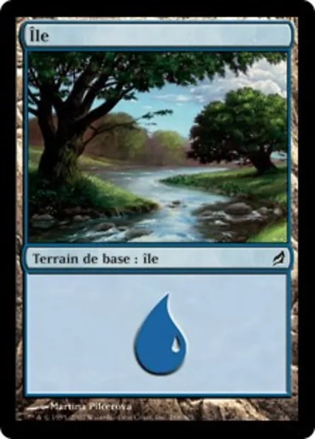 Île, carte Magic LRW 288 — extension Lorwyn