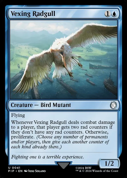 Vexing Radgull, Magic card PIP 41 — Fallout set