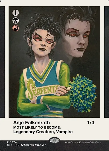 Anje Falkenrath // Anje Falkenrath, carte Magic SLD 1874 — extension Secret Lair Drop