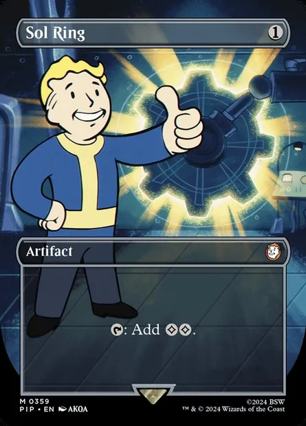 Sol Ring, Magic card PIP 359 — Fallout set
