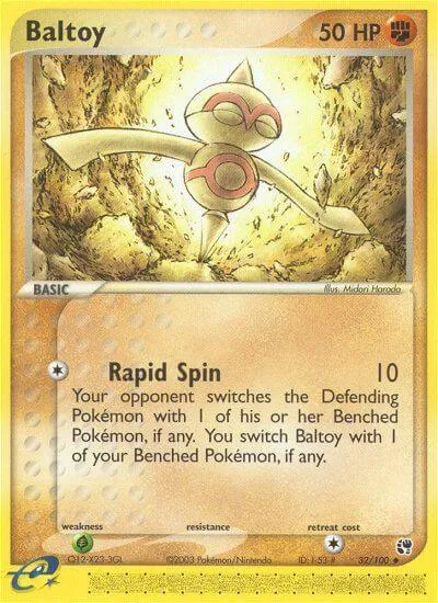 Baltoy, Pokémon card SS 32 — Sandstorm set