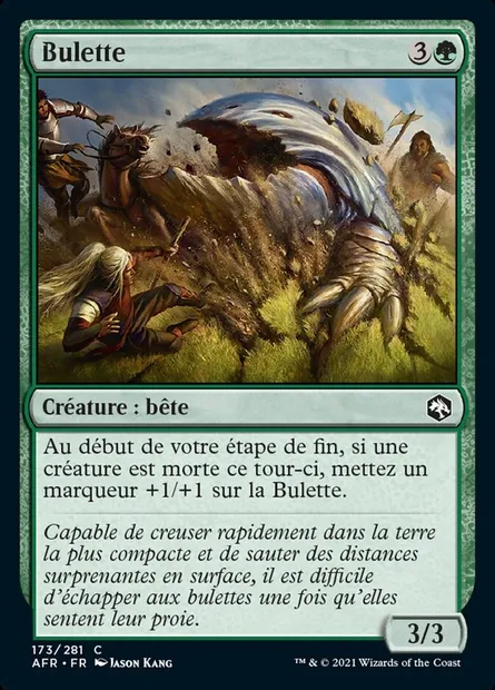 Bulette, carte Magic AFR 173 — extension Forgotten Realms: Aventures dans les Royaumes Oubliés