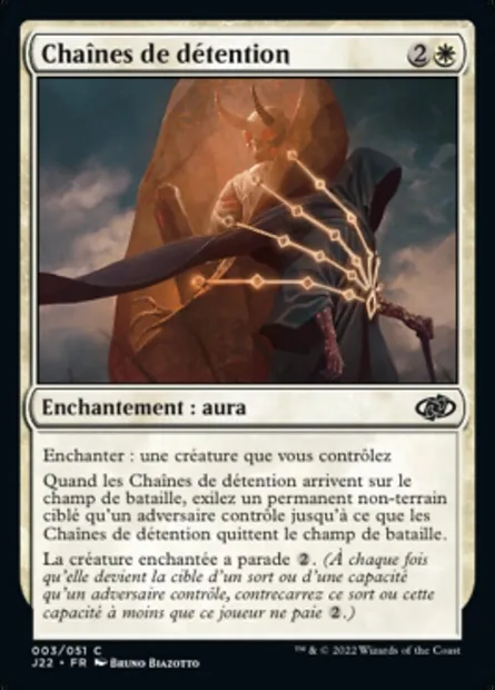 Chaînes de détention, carte Magic J22 3 — extension Jumpstart 2022